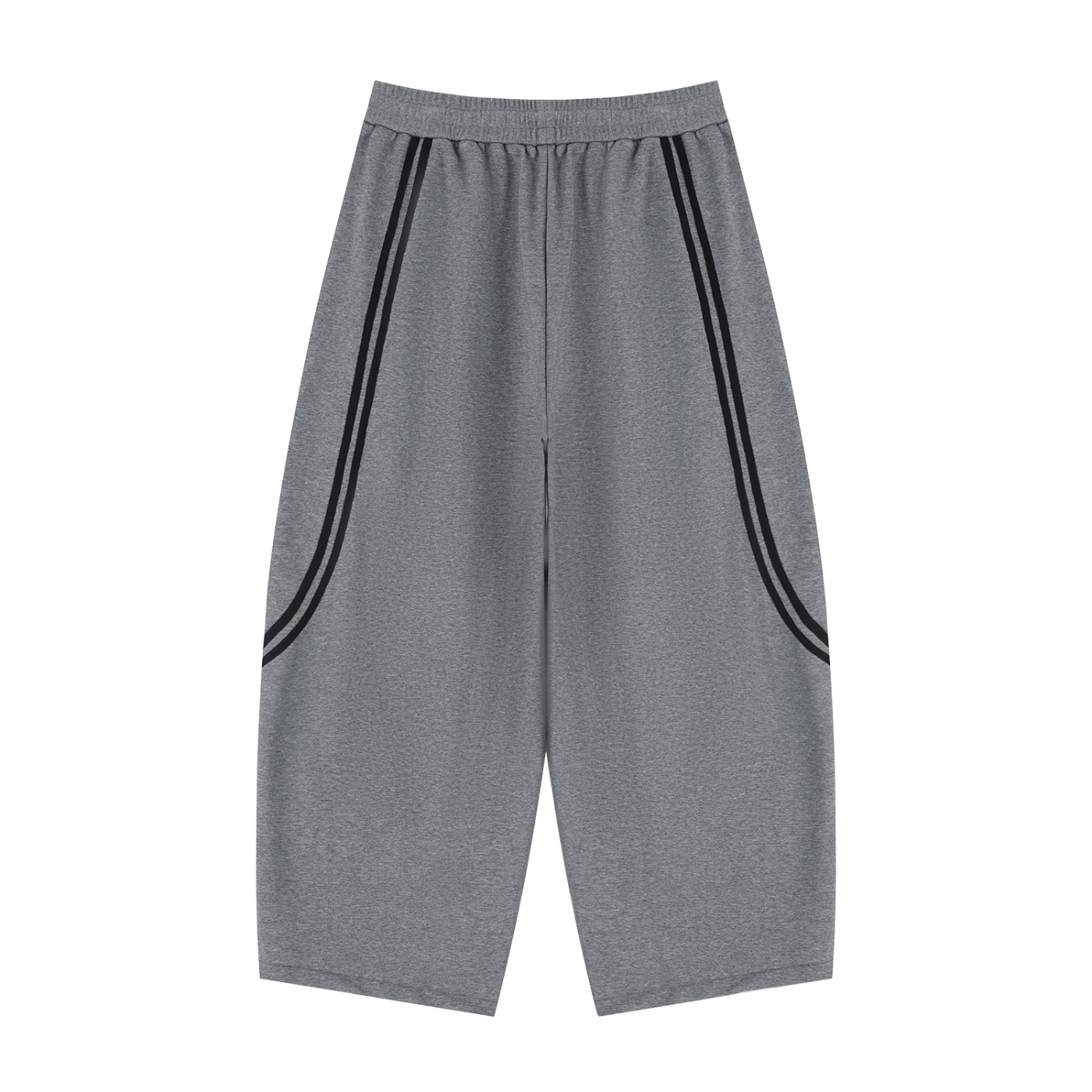 $ Wide Leg Piping Sweatpants