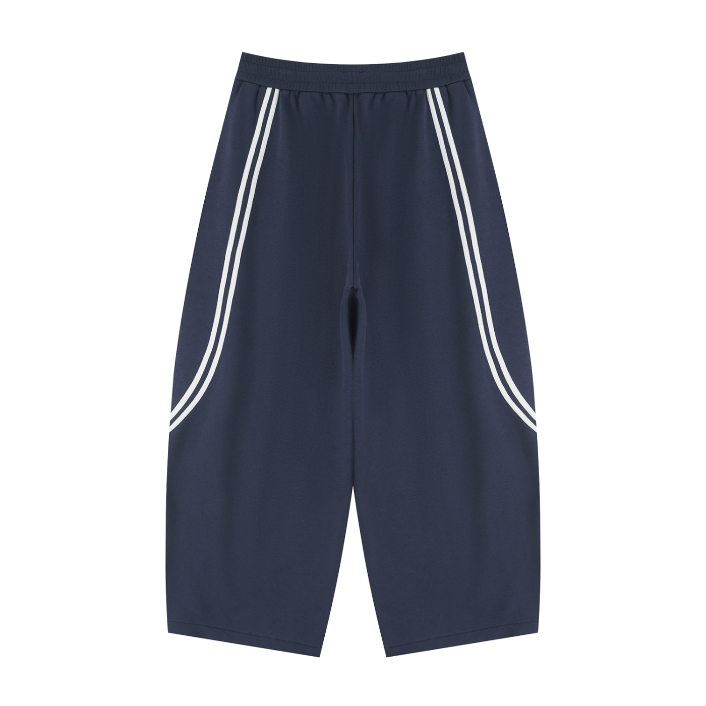 $ Wide Leg Piping Sweatpants