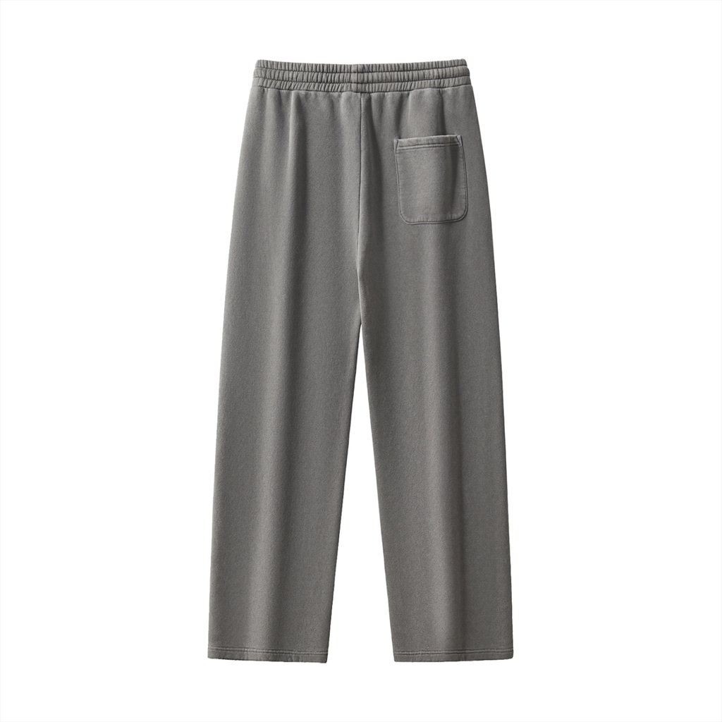 $ Frayed Enzyme Washed Fleece Sweatpants