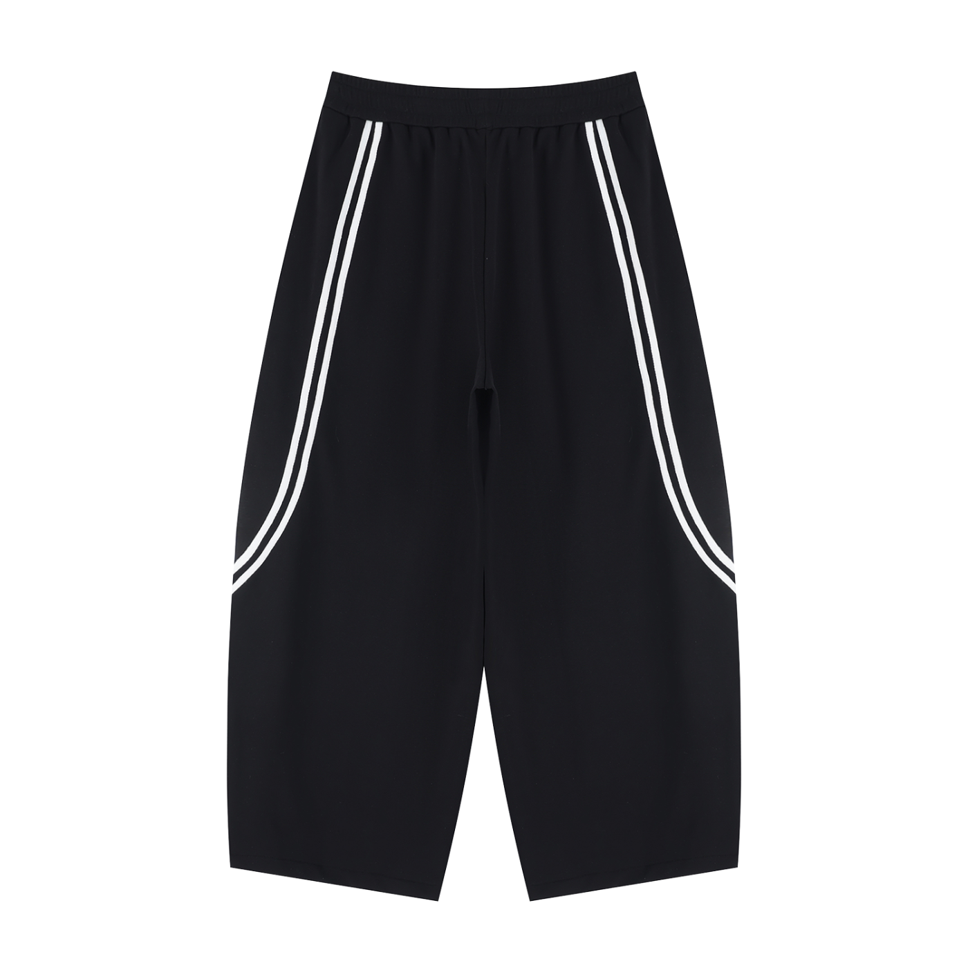 $ Wide Leg Piping Sweatpants